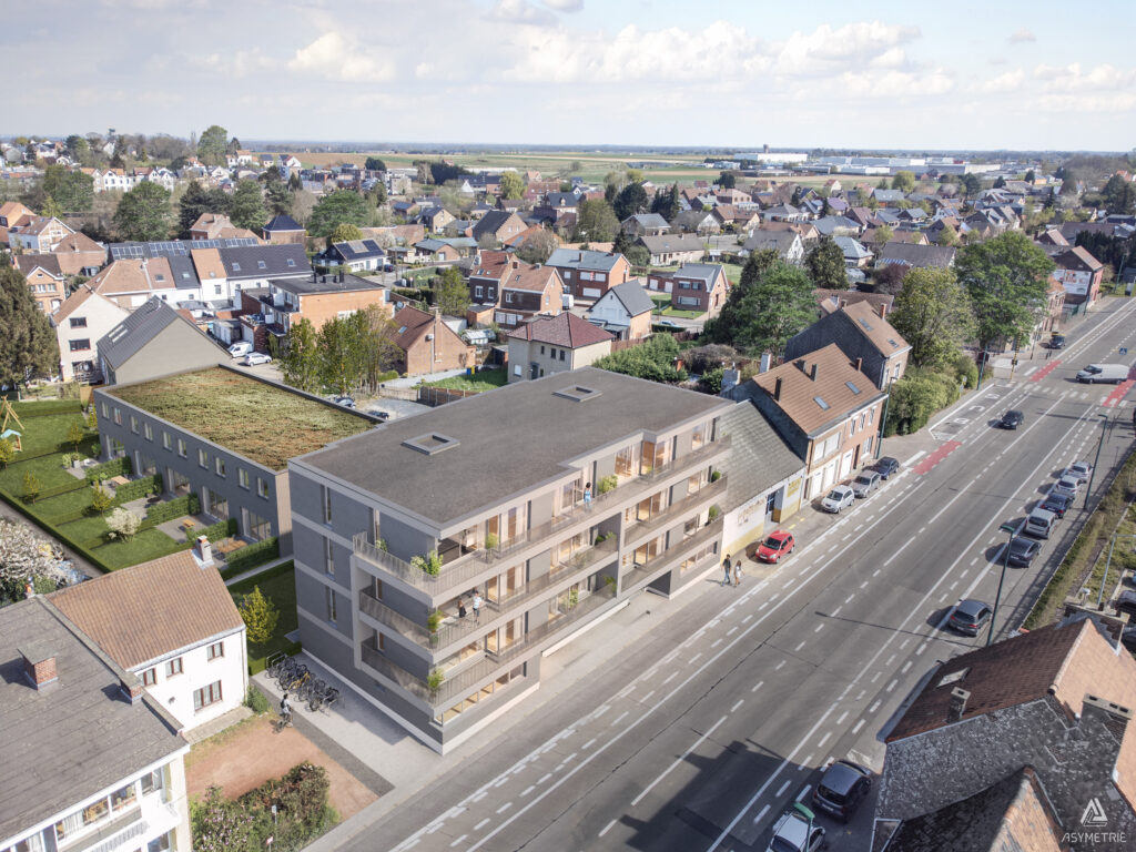 Vue d'un immeuble à Lavender Zaventem